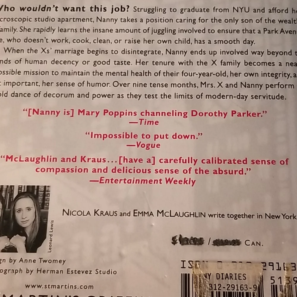 The Nanny Diaries Paperback